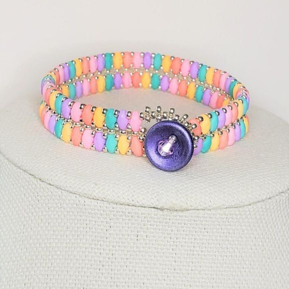 Colorful Handmade Swarovski Necklace Set - Picture 6 of 6